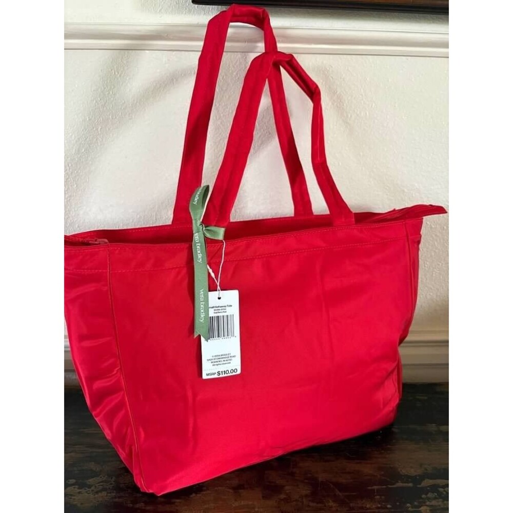 Vera Bradley Women's Nylon Small Hathaway Tote Bag gogi berry-NWT